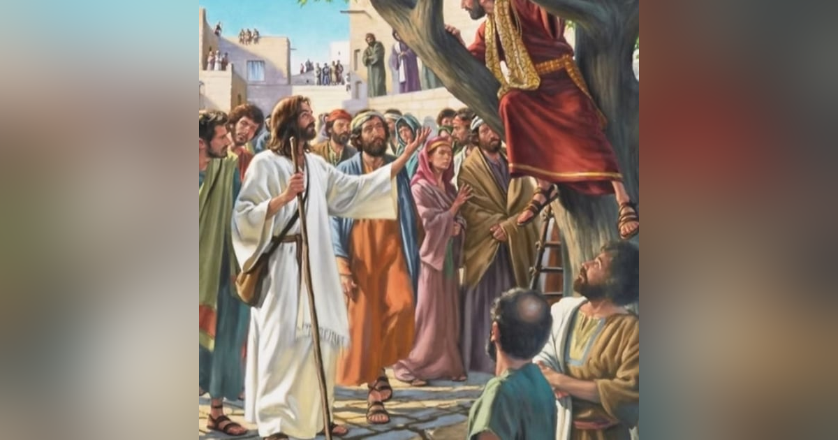 Jesus' Encounter with Zacchaeus: A Lesson in Redemption - Luke 19, Part 1 Jesus' Encounter with Zacchaeus: A Lesson in Redemption - Luke 19, Part 1