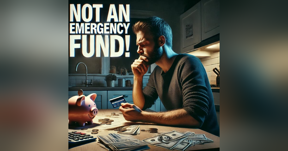 Credit Cards Are Not Your Emergency Fund, Here's Why! Credit Cards Are Not Your Emergency Fund, Here's Why!