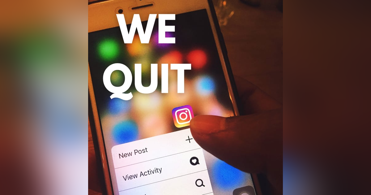 Why we left Instagram Why we left Instagram