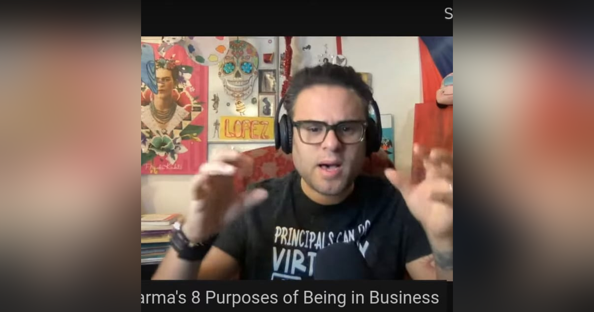S2:E41: Adapting Sharma's 8 Purposes {Wisdom & Productivity} S2:E41: Adapting Sharma's 8 Purposes {Wisdom & Productivity}