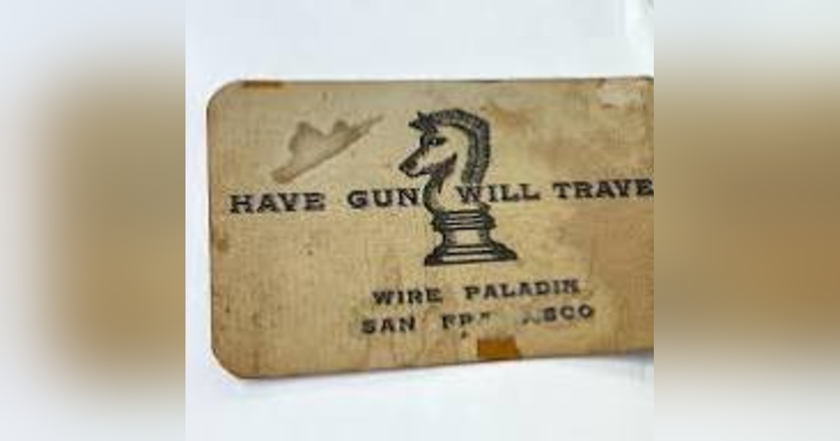 THE OUTLAW and HANGING CROSS HAVE GUN WILL TRAVEL THE OUTLAW and HANGING CROSS HAVE GUN WILL TRAVEL