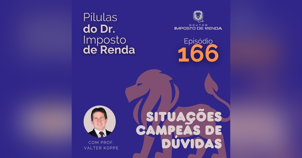 PDIR Ep. 166 – Situações campeãs de dúvidas PDIR Ep. 166 – Situações campeãs de dúvidas