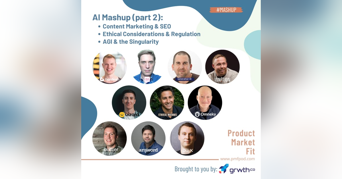 EP43: AI Mashup (Part 2): Navigating Marketing, Analytics, and Ethical Frontiers — Product Market Fit podcast (startups | tech | AI | growth) EP43: AI Mashup (Part 2): Navigating Marketing, Analytics, and Ethical Frontiers — Product Market Fit podcast (startups | tech | AI | growth)