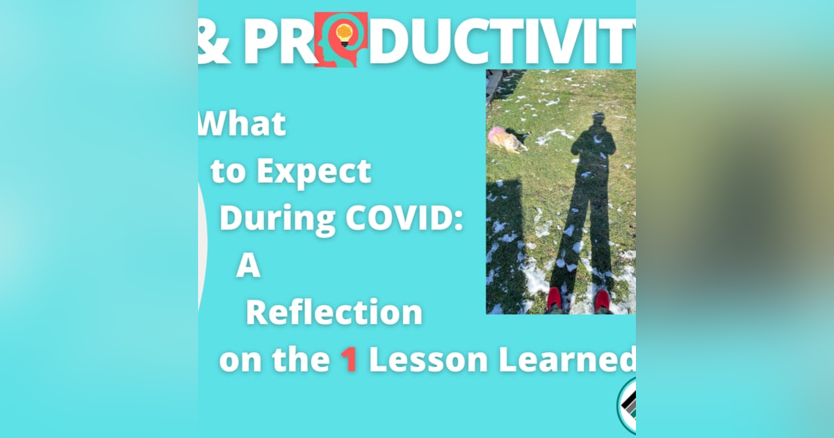 What to Expect During COVID: A Reflection on the 1 Lesson Learned |Wisdom & Productivity| #TeachBetter #TBPodcaster What to Expect During COVID: A Reflection on the 1 Lesson Learned |Wisdom & Productivity| #TeachBetter #TBPodcaster