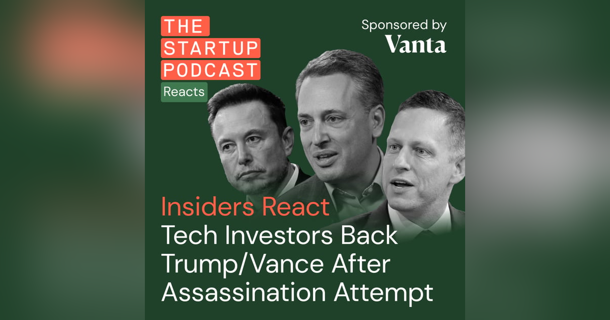 Tech Re-alignment: Big Investors Back Trump/Vance After Assassination Attempt (Reacts) Tech Re-alignment: Big Investors Back Trump/Vance After Assassination Attempt (Reacts)
