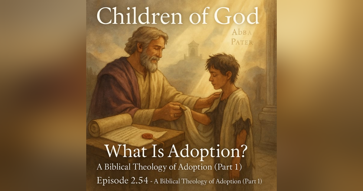 Children of God — A Biblical Theology of Adoption 1 | What Is Adoption? Children of God — A Biblical Theology of Adoption 1 | What Is Adoption?