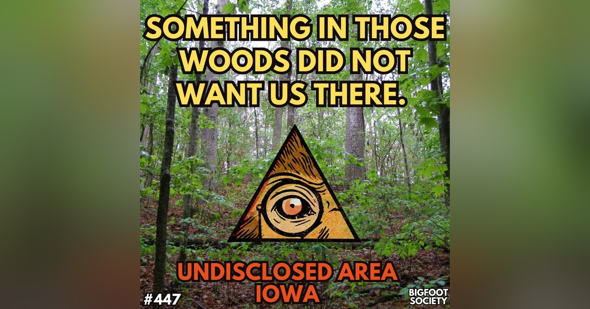 Something in the Woods Did not Want Us There. Something in the Woods Did not Want Us There.