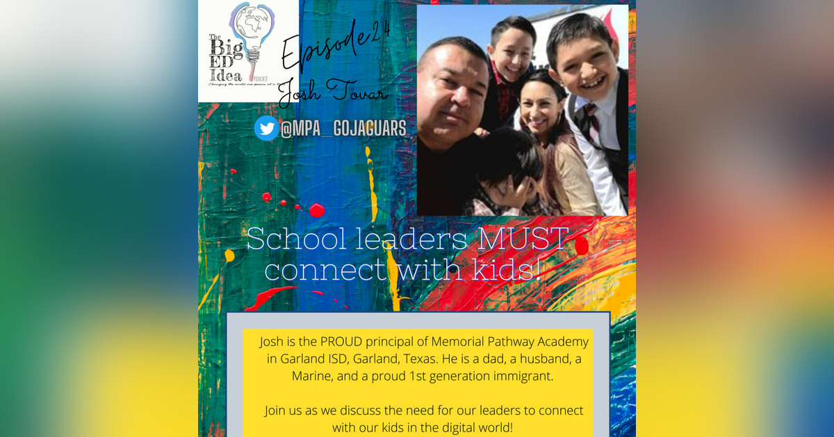 Episode 24: Josh Tovar and why leaders MUST connect with kids! Episode 24: Josh Tovar and why leaders MUST connect with kids!