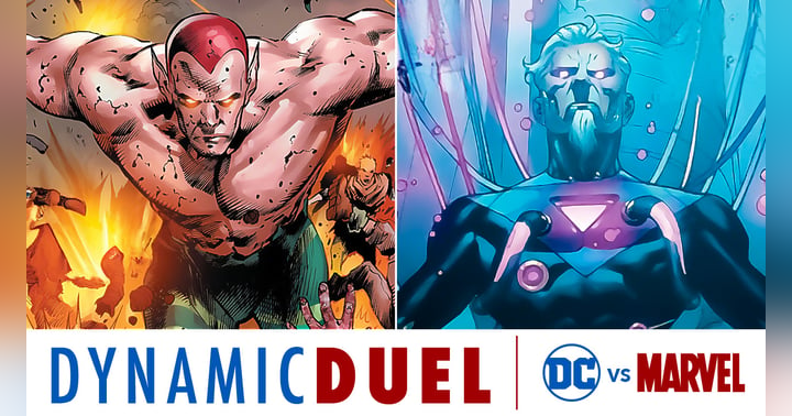 image for Amazo vs. Bastion: The Clash of Adaptive Super-Robots