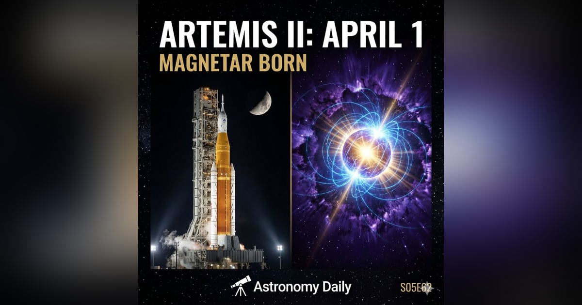 Artemis II Gets Its Launch Date: April 1 | Magnetar Born | Planets Collide | S05E62 Artemis II Gets Its Launch Date: April 1 | Magnetar Born | Planets Collide | S05E62