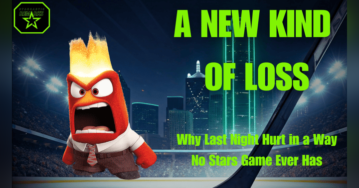 image for A New Kind of Loss: Why Last Night's Historic Loss Hurt in a Way No Stars Game Ever Has