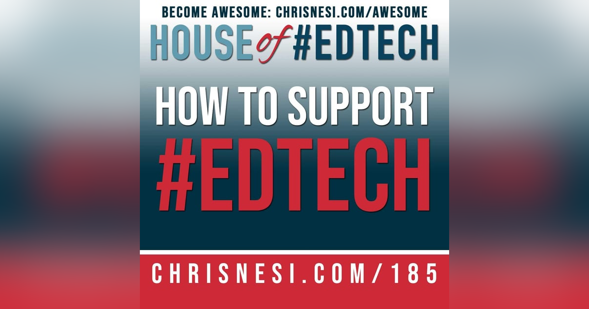 How to Support the Use of #EdTech - HoET185 How to Support the Use of #EdTech - HoET185