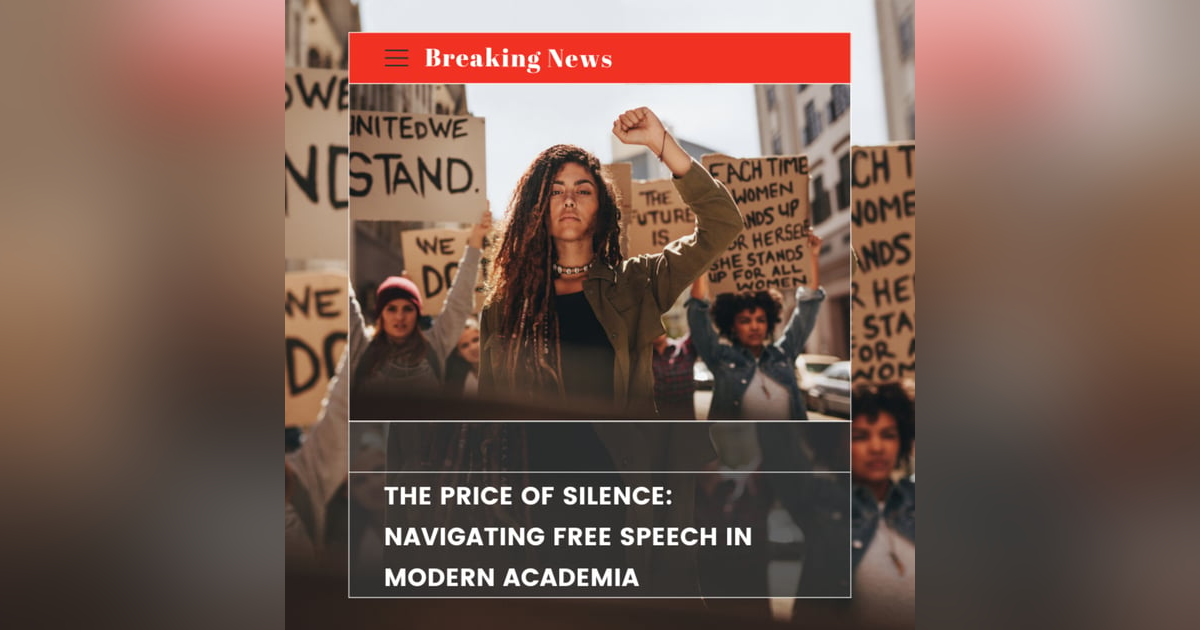 The Price of Silence: Navigating Free Speech in Academia The Price of Silence: Navigating Free Speech in Academia