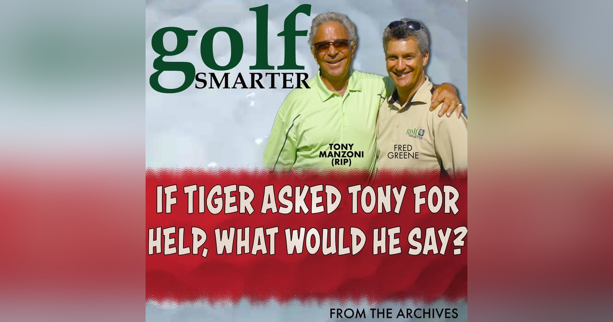 If Tiger Asked Tony Manzoni for Help, What Would He Say? If Tiger Asked Tony Manzoni for Help, What Would He Say?