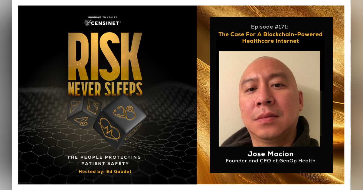 Episode #171. The Case For A Blockchain-Powered Healthcare Internet, with Jose Macion, Founder and CEO of GenOp Health Episode #171. The Case For A Blockchain-Powered Healthcare Internet, with Jose Macion, Founder and CEO of GenOp Health