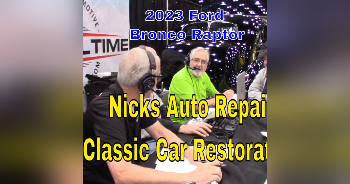 Nicks Auto Repair discusses Customs, Restoration, and more at the Houston Autorama.  We review the Ford Bronco Raptor! Nicks Auto Repair discusses Customs, Restoration, and more at the Houston Autorama.  We review the Ford Bronco Raptor!
