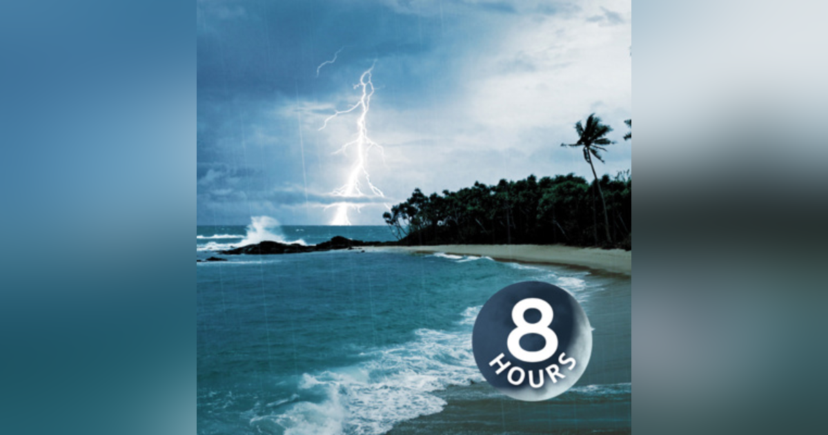 Rain, Thunder & Ocean Sounds 8 Hours | White Noise for Sleep or Studying Rain, Thunder & Ocean Sounds 8 Hours | White Noise for Sleep or Studying