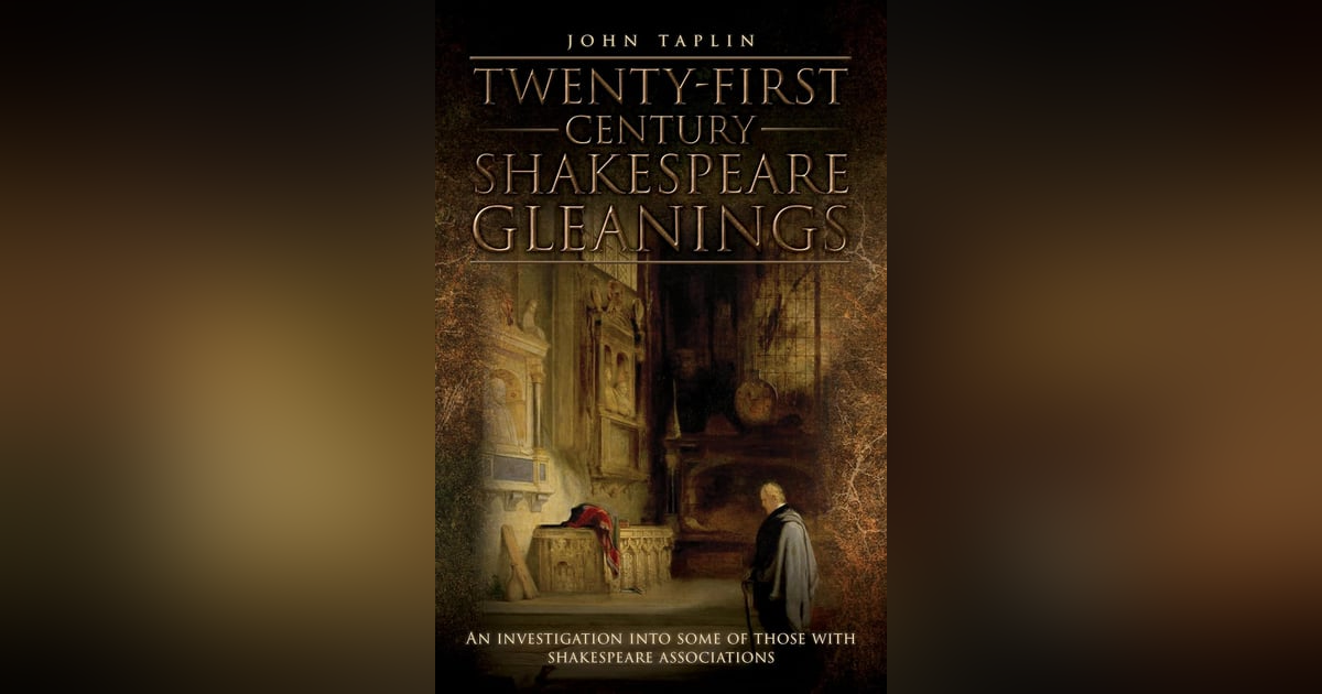 John Hall of Stratford-Upon-Avon: A Conversation with John Taplin John Hall of Stratford-Upon-Avon: A Conversation with John Taplin