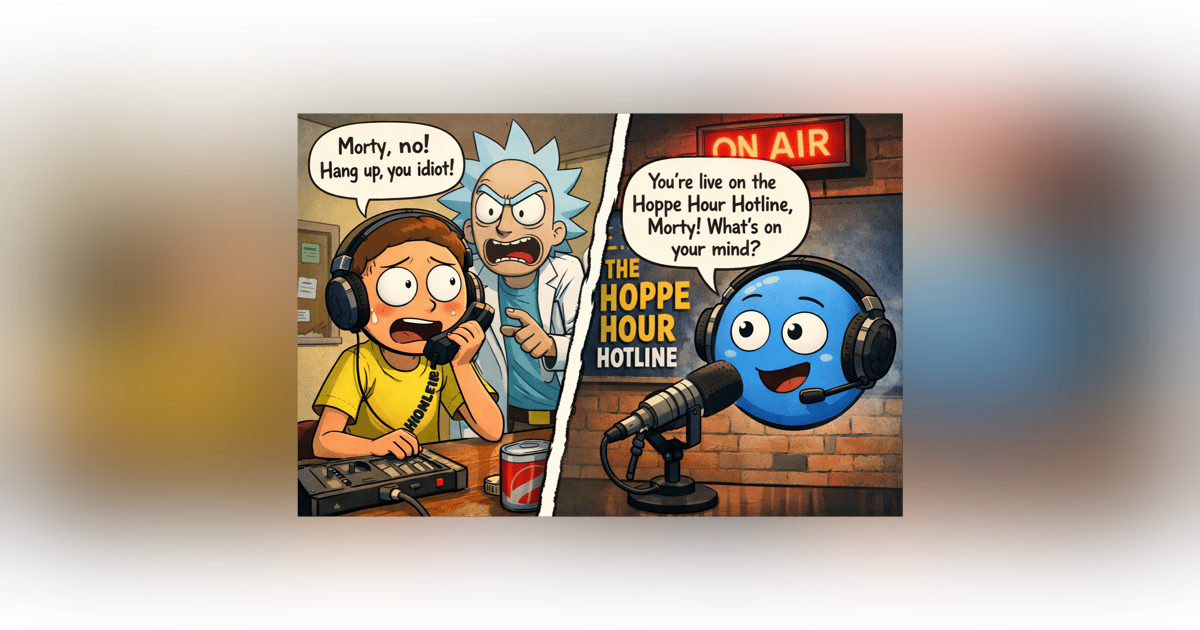 Morty Calls Into Hoppe Hour! (Hoppe Hour With Ryan Hoppe: 1.26.26) Morty Calls Into Hoppe Hour! (Hoppe Hour With Ryan Hoppe: 1.26.26)