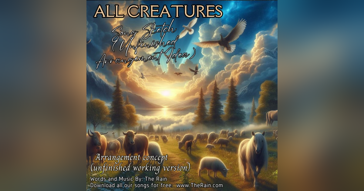 All Creatures Of Our God - Sketch All Creatures Of Our God - Sketch