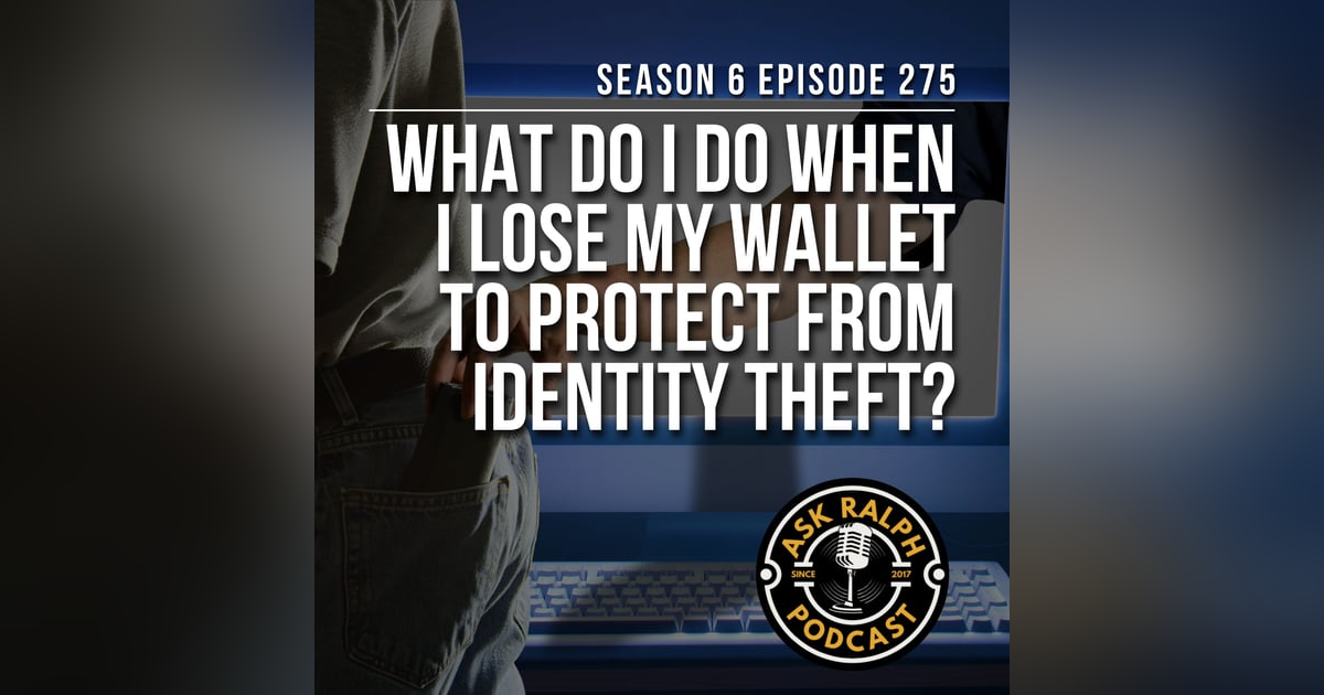What do I do when I lose my wallet to protect from identity theft? What do I do when I lose my wallet to protect from identity theft?