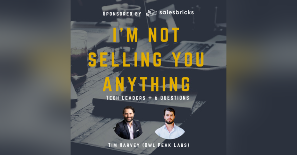 Tim Harvey (CEO, Owl Peak Labs) Tim Harvey (CEO, Owl Peak Labs)