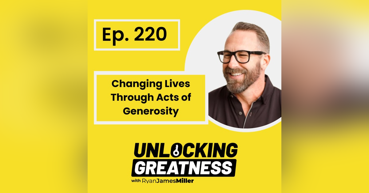 Changing Lives Through Acts of Generosity Changing Lives Through Acts of Generosity