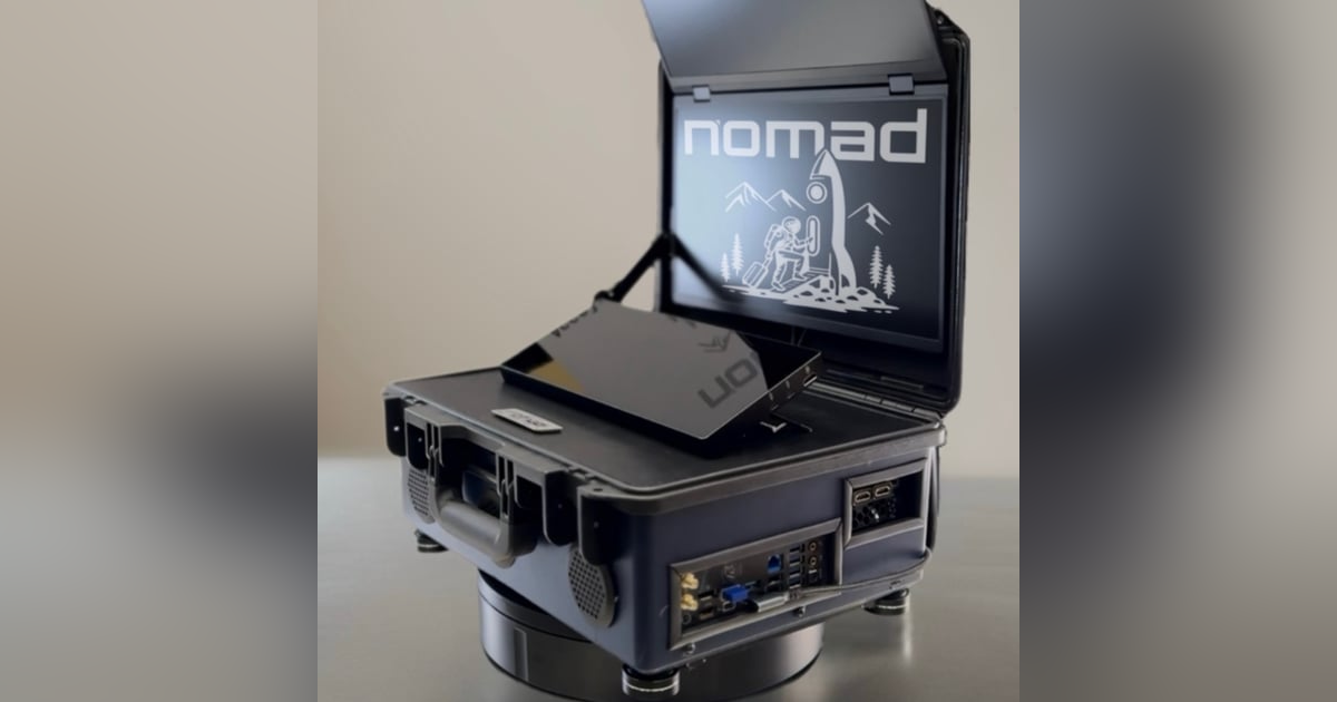 Nomad Platforms: A Mobile High Performance Computer and Portable Data Center. Talking with CEO & Co-Founder Brandon Schultz. Nomad Platforms: A Mobile High Performance Computer and Portable Data Center. Talking with CEO & Co-Founder Brandon Schultz.