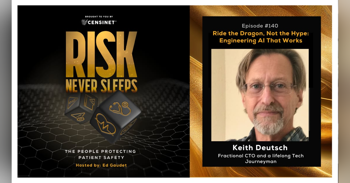 Episode #140. Ride the Dragon, Not the Hype: Engineering AI That Works, with Keith Deutsch, a fractional CTO and a lifelong tech journeyman Episode #140. Ride the Dragon, Not the Hype: Engineering AI That Works, with Keith Deutsch, a fractional CTO and a lifelong tech journeyman