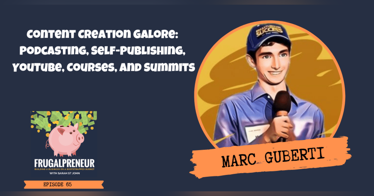 Content Creation Galore: Podcasting, Self-Publishing, YouTube, Courses, and Summits with Marc Guberti Content Creation Galore: Podcasting, Self-Publishing, YouTube, Courses, and Summits with Marc Guberti