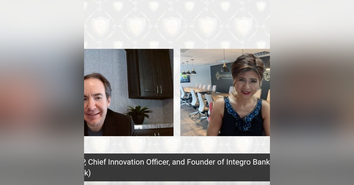 Elaine Szeto, Founder of Integro Bank, EVP and Chief Innovation Officer Elaine Szeto, Founder of Integro Bank, EVP and Chief Innovation Officer
