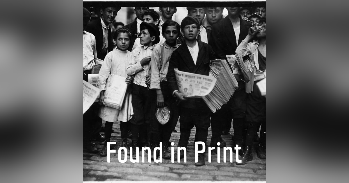 Coming Soon: Found in Print: Italian American Stories Podcast Coming Soon: Found in Print: Italian American Stories Podcast