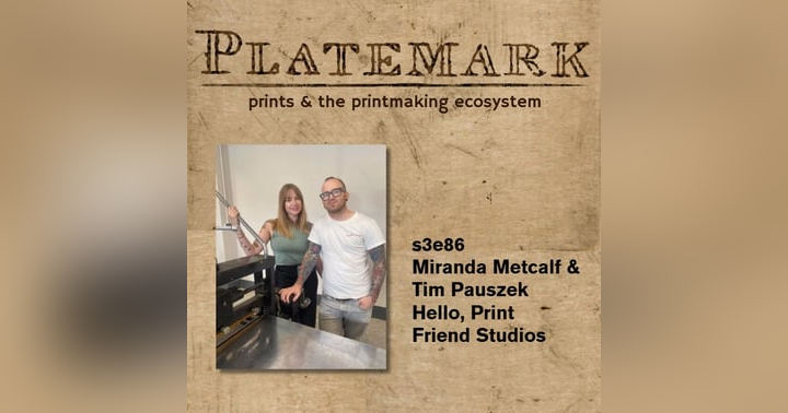 image for Show Notes: s3e86 with Miranda Metcalf and Tim Pauszek, Hello, Print Friend Studios