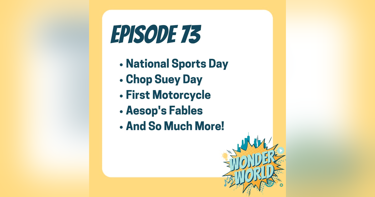 Wonder World Podcast Monday, August 26 Wonder World Podcast Monday, August 26