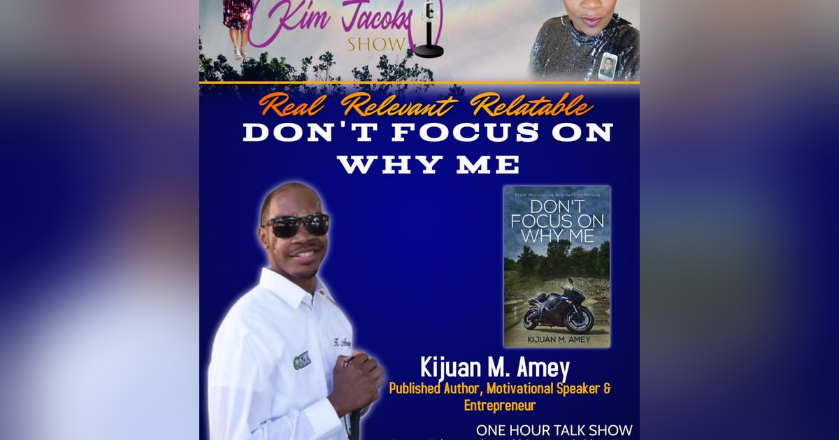 Don’t Focus on Why Me! Don’t Focus on Why Me!