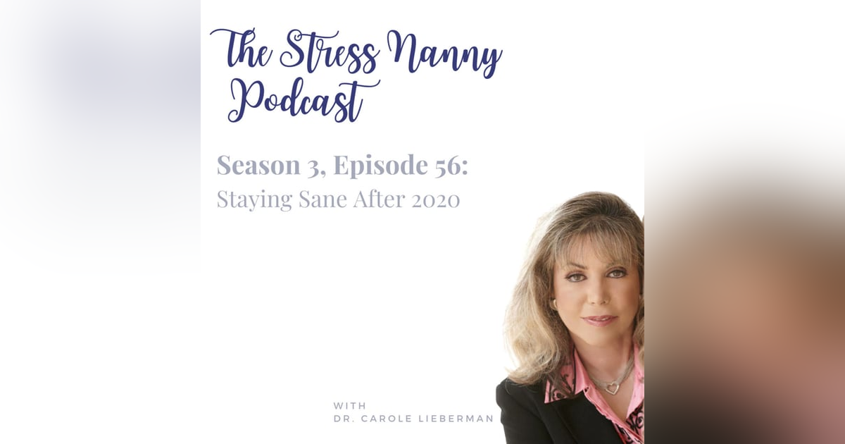 Staying Sane After 2020 Staying Sane After 2020