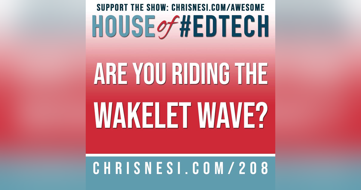Are You Riding The Wakelet Wave? - HoET208 Are You Riding The Wakelet Wave? - HoET208