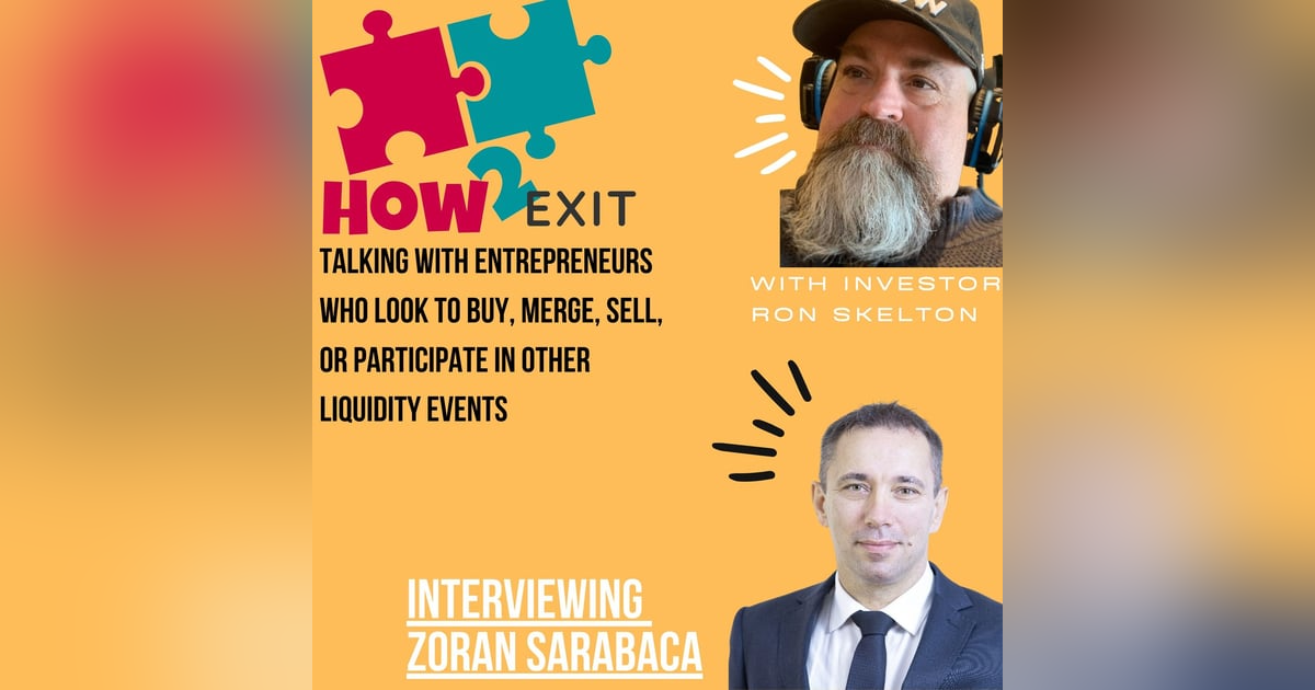 How2Exit Episode 11: Zoran Sarabaca - a successful Business Broker with over 18 years of experience. How2Exit Episode 11: Zoran Sarabaca - a successful Business Broker with over 18 years of experience.
