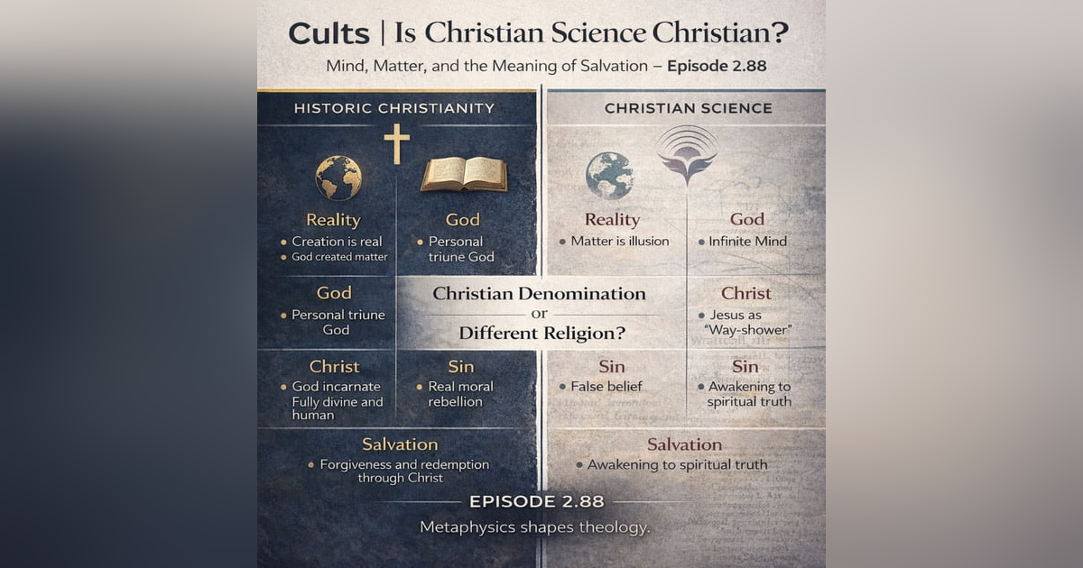 Cults | Is Christian Science Christian? Mind, Matter, and the Meaning of Salvation Cults | Is Christian Science Christian? Mind, Matter, and the Meaning of Salvation