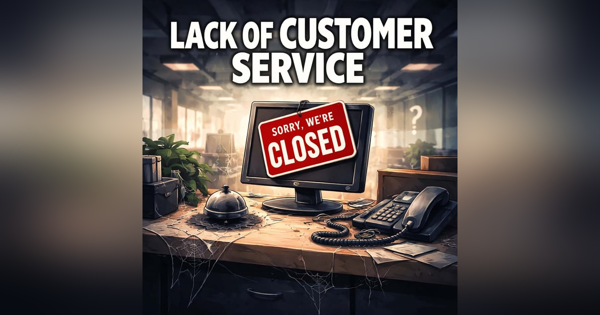 What happened to customer service? What happened to customer service?