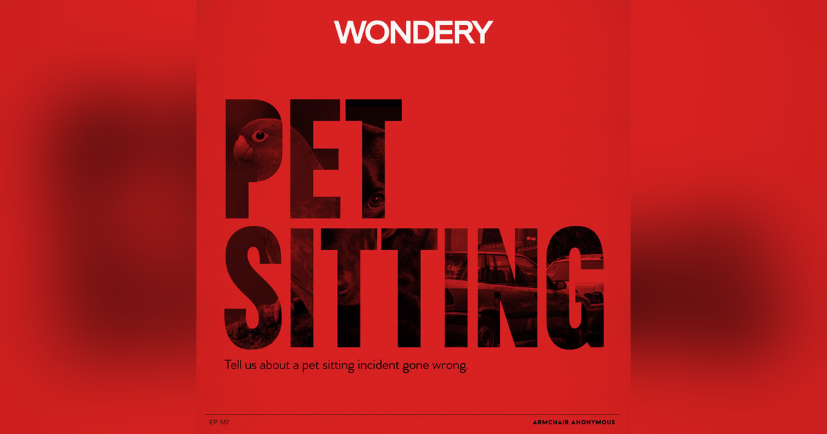 Armchair Anonymous: Pet Sitting Armchair Anonymous: Pet Sitting