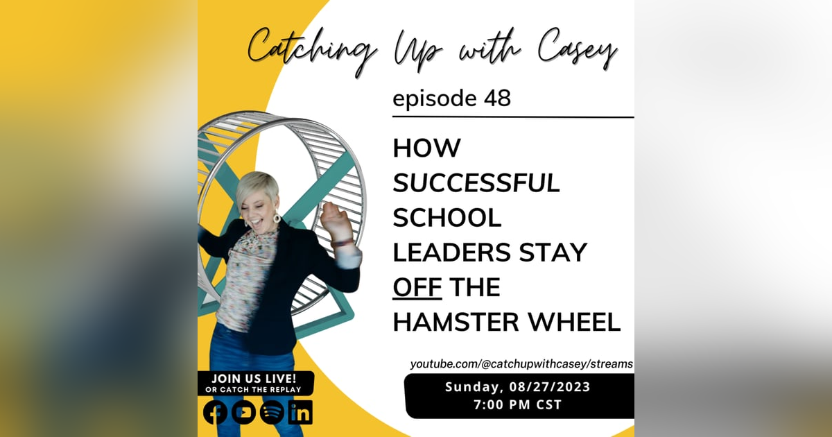 How Successful Leaders Stay OFF the Hamster Wheel How Successful Leaders Stay OFF the Hamster Wheel