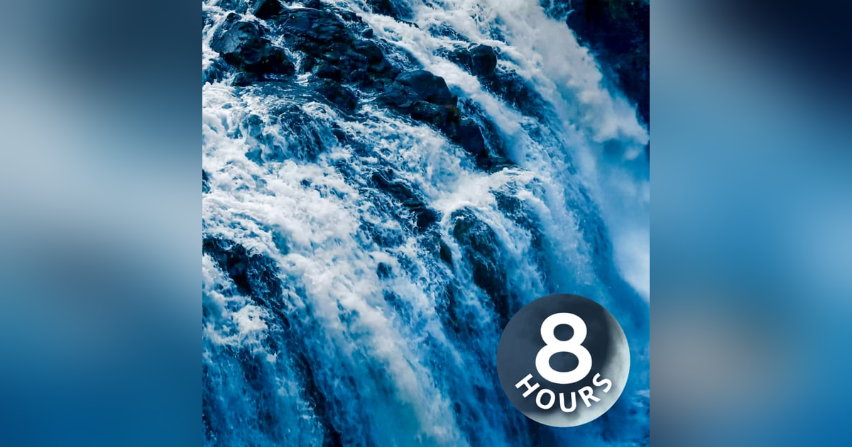 Rushing Waterfall Sounds | 8-Hour Natural White Noise for Sleeping Rushing Waterfall Sounds | 8-Hour Natural White Noise for Sleeping