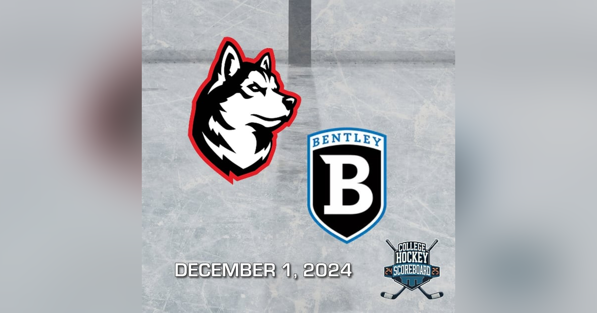 CHS: No. 1 Michigan State sweeps Lindenwood, Northeastern stops Bentley, Maine pulls away from RPI - 12-1-24 CHS: No. 1 Michigan State sweeps Lindenwood, Northeastern stops Bentley, Maine pulls away from RPI - 12-1-24