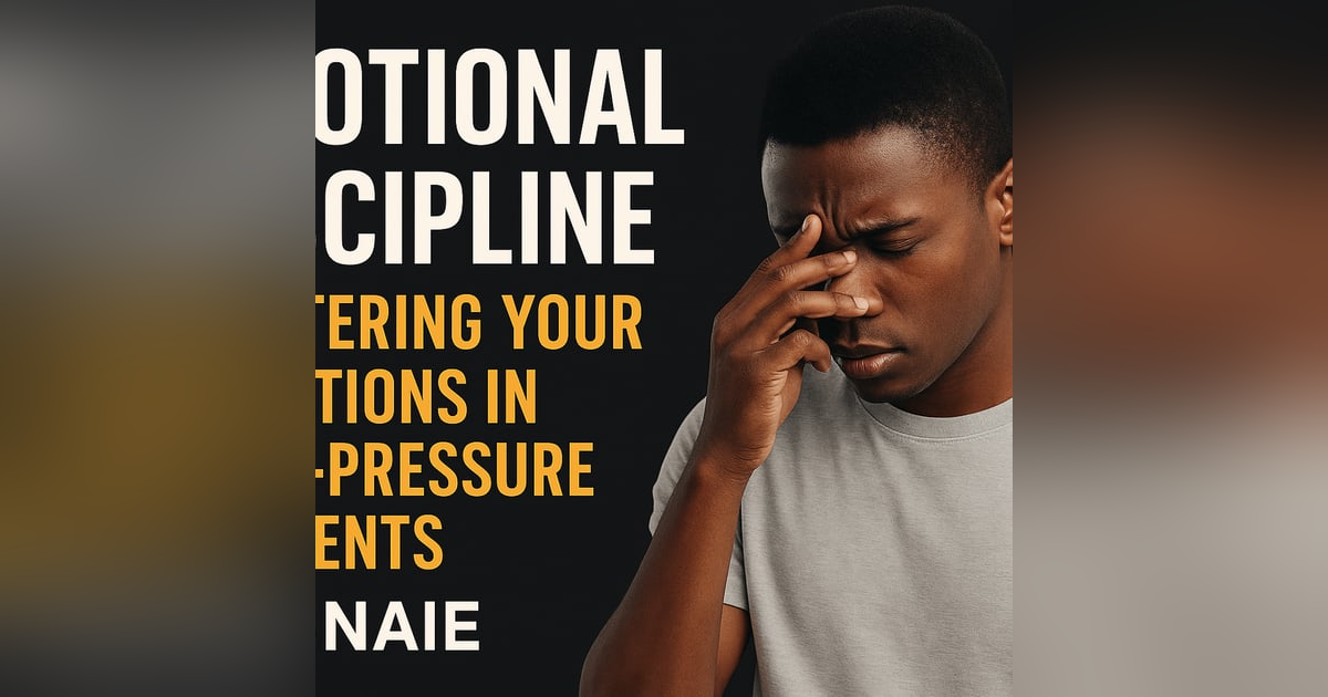 Stop Reacting: The Emotional Discipline Every Man Needs Stop Reacting: The Emotional Discipline Every Man Needs