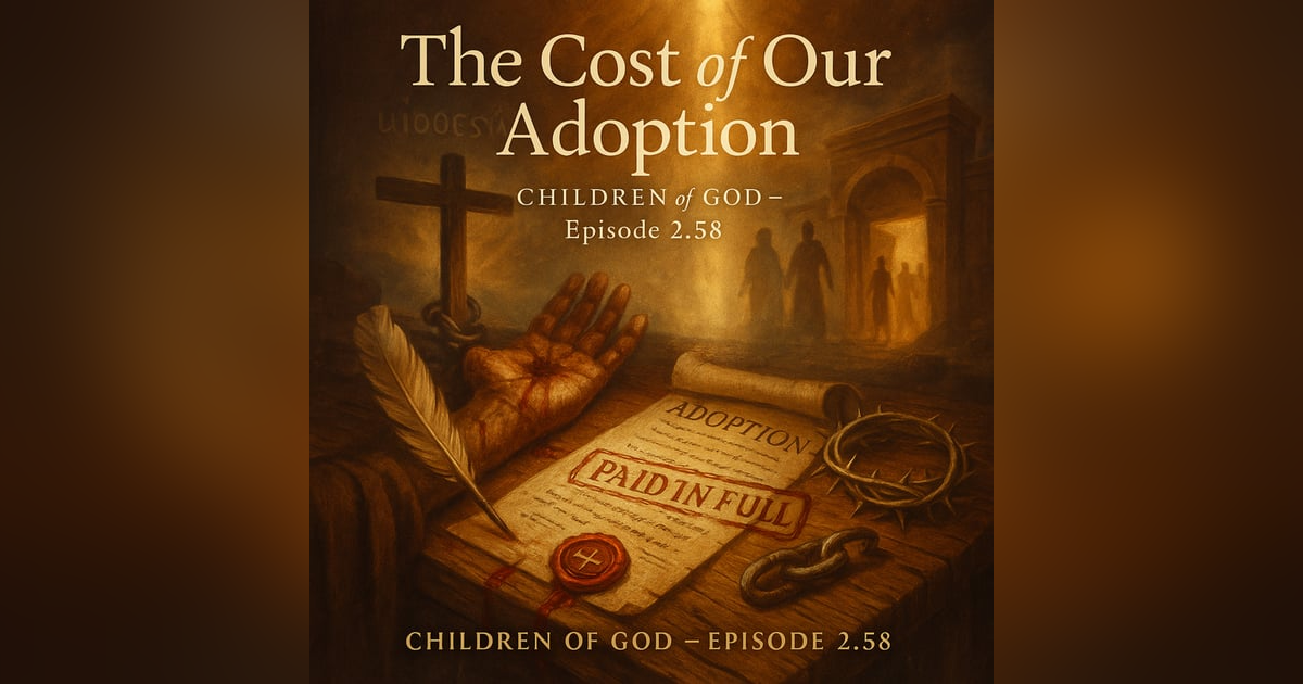 Children of God — A Biblical Theology of Adoption 3 | The Cost of Our Adoption Children of God — A Biblical Theology of Adoption 3 | The Cost of Our Adoption