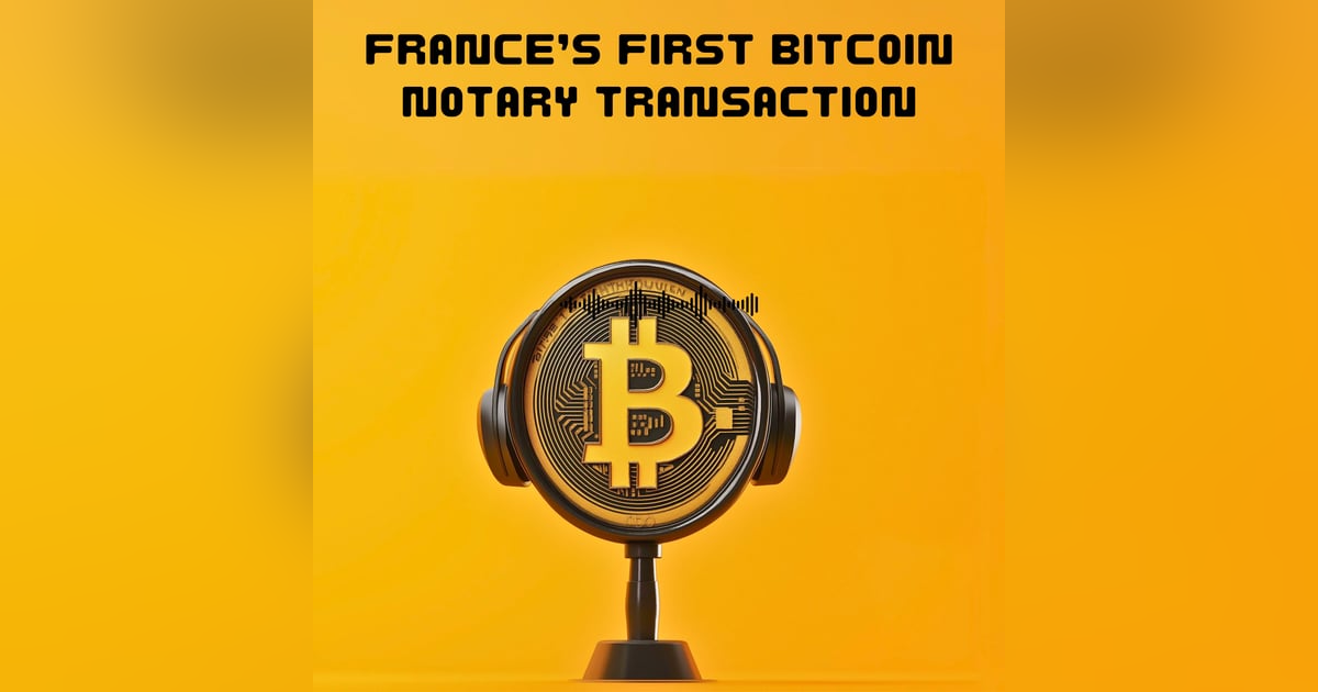 France’s first notary transaction France’s first notary transaction