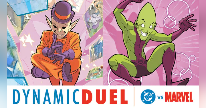 image for Fifth-Dimensional Trickster Meets Pop-Upian Shapeshifter: Mxyzptlk vs. Impossible Man