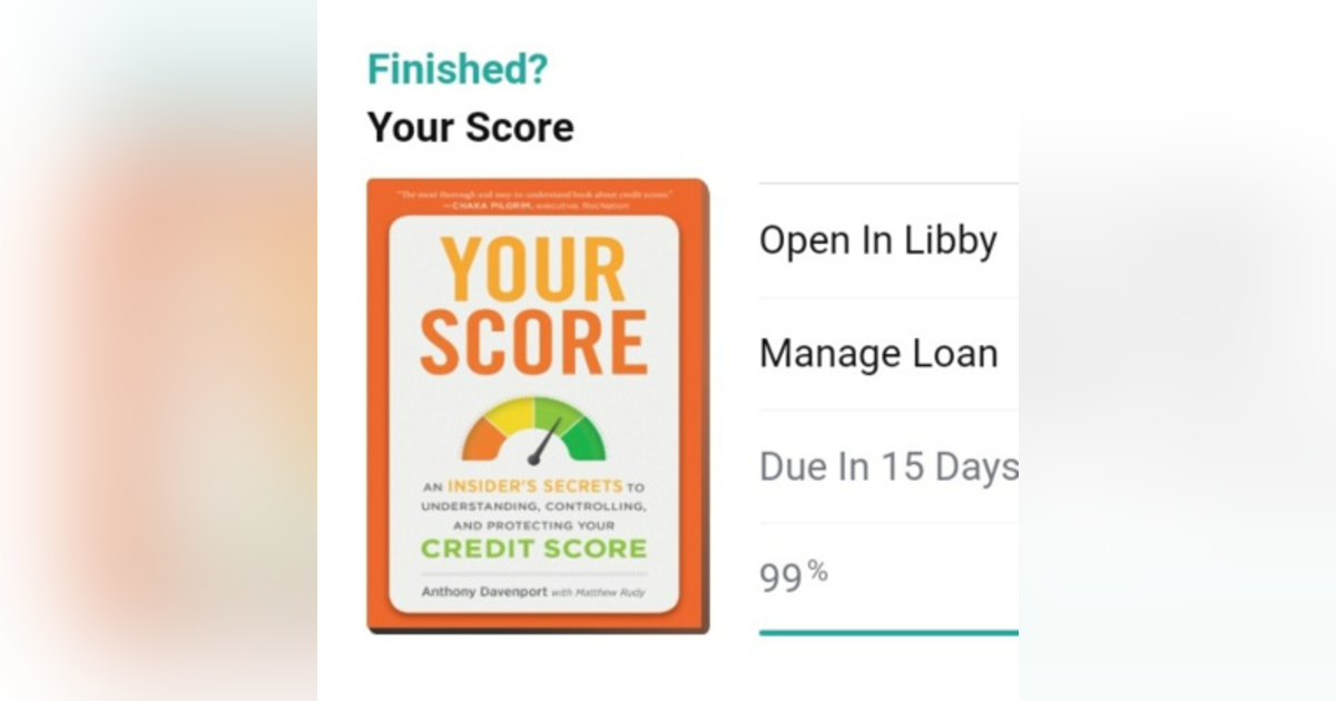 12. Your Score: An Insider's Secret To Understanding, Controlling, And Protecting Your Credit Score by Anthony Davenport Book Review 12. Your Score: An Insider's Secret To Understanding, Controlling, And Protecting Your Credit Score by Anthony Davenport Book Review