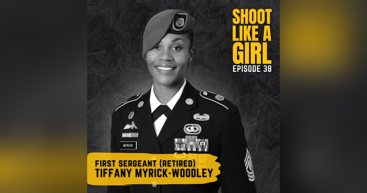 Episode 38: First Sergeant (Retired) Tiffany Myrick-Woodley (U.S. Army) Episode 38: First Sergeant (Retired) Tiffany Myrick-Woodley (U.S. Army)